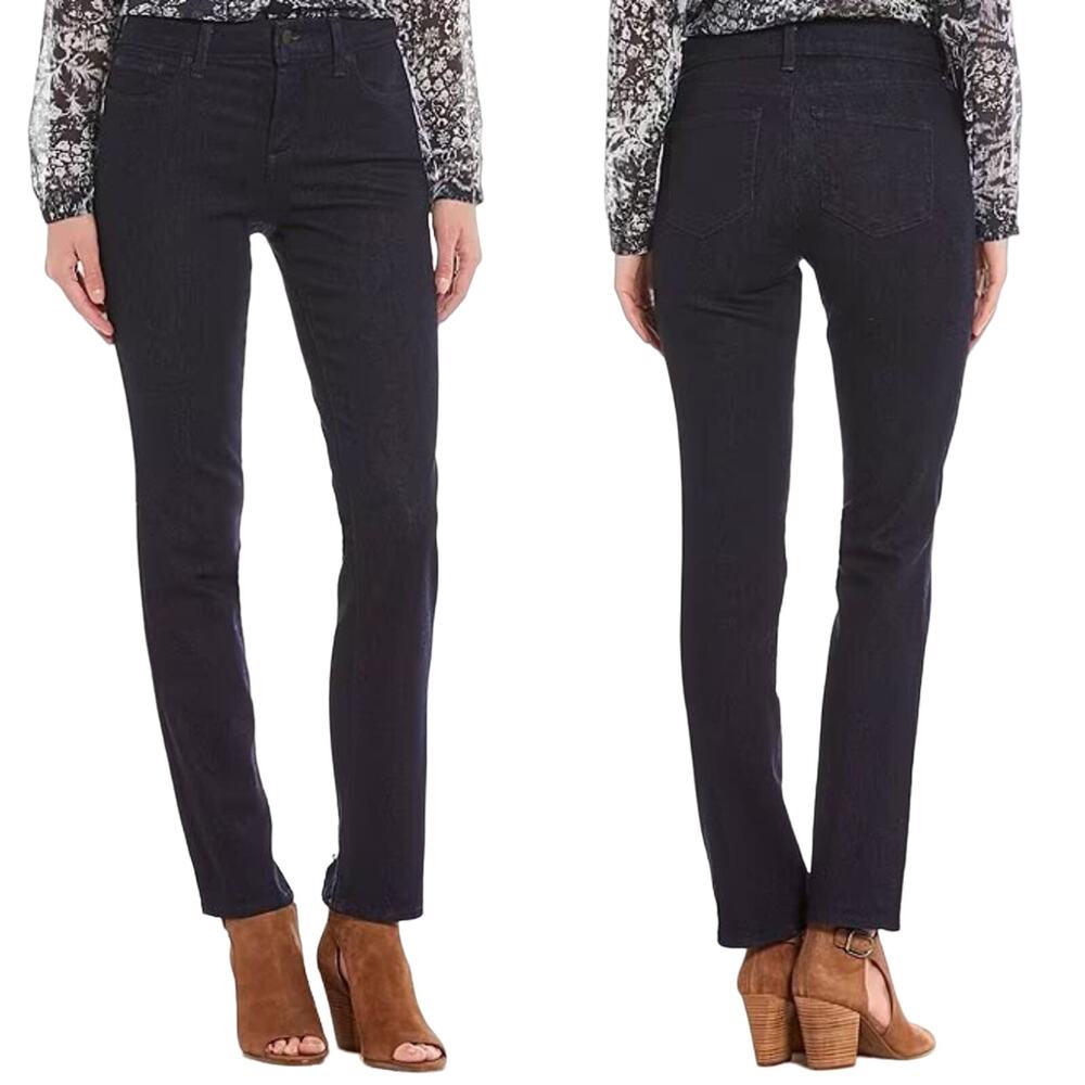 NYDJ Black Legging Skinny Jeans High Rise Jeggings Slimming Stretchy Size 0